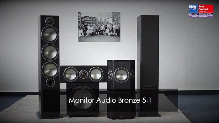EISA Award &ndash; Monitor Audio Bronze 5.1